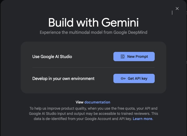 Google GeminiのAPIキーの取得方法04